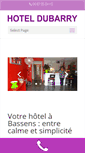 Mobile Screenshot of hotel-dubarry-bordeaux.com